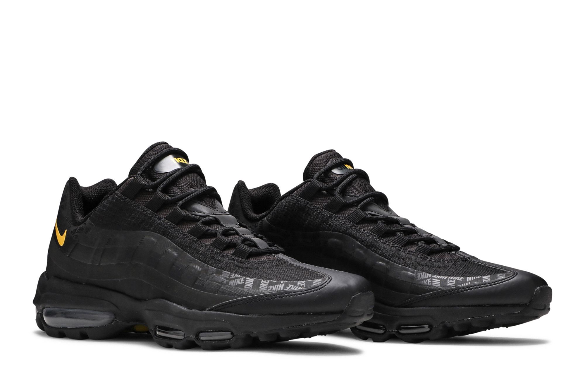 Cheap 耐吉 Air Max 95 Ultra 黑色黃色 AR4236-002