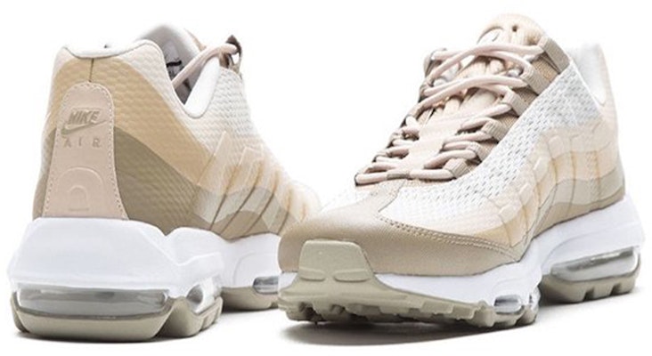 Nike Air Max 95 Ultra 復古 減震回彈耐磨 低筒 跑步鞋 男款 黃棕色 Shop Nike Air Max 95 Ultra 復古 減震回彈耐磨 低筒 跑步鞋 男款 黃棕色