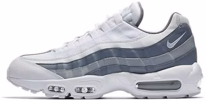 Nike Air Max 95 White Cool Grey Wolf Grey 749766-105 Nike Air Max 95 White Cool Grey Wolf Grey 749766-105