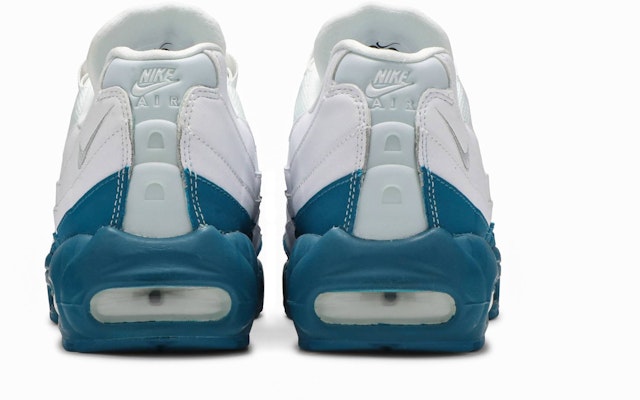Nike Air Max 95 White Green Abyss 749766-113 Details for Nike Air Max 95 White Green Abyss 749766-113