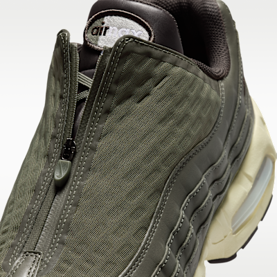 Sizing Nike Air Max 95 拉鍊款 橄欖綠/杏白色/天鵝絨棕 IQ3466-200
