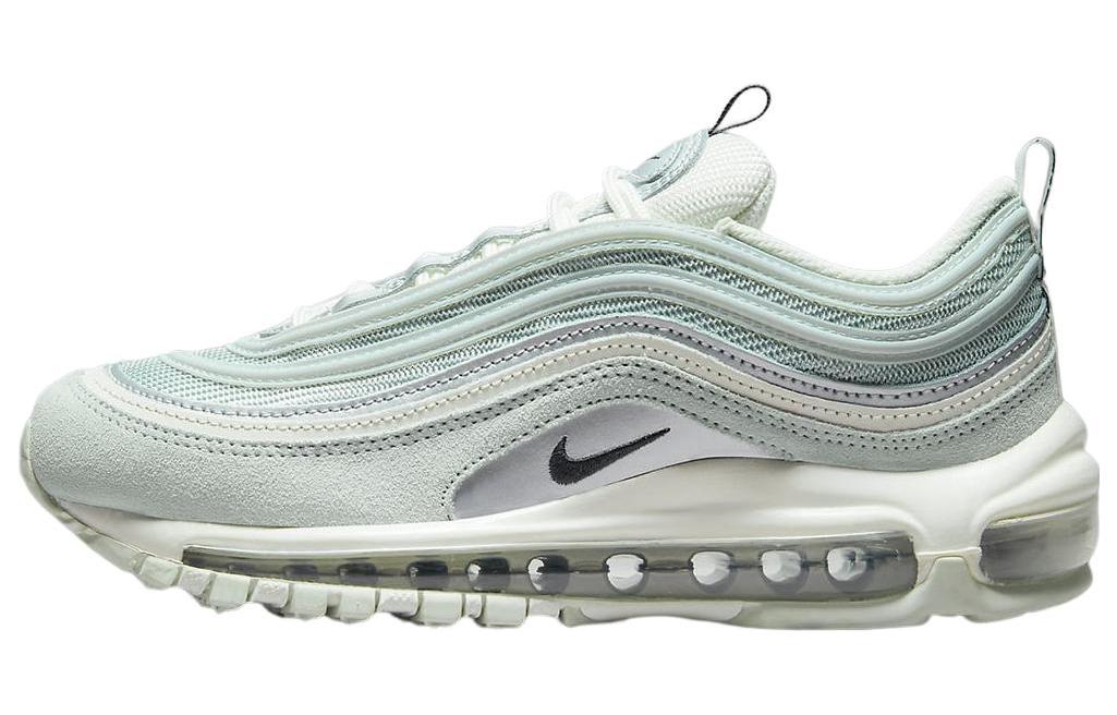 Buy 耐吉 Air Max 97 “灰色麂皮” 減震防滑耐磨低幫運動休閒鞋 白灰