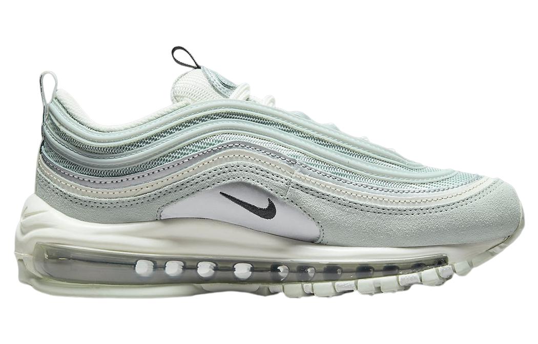 Order 耐吉 Air Max 97 “灰色麂皮” 減震防滑耐磨低幫運動休閒鞋 白灰