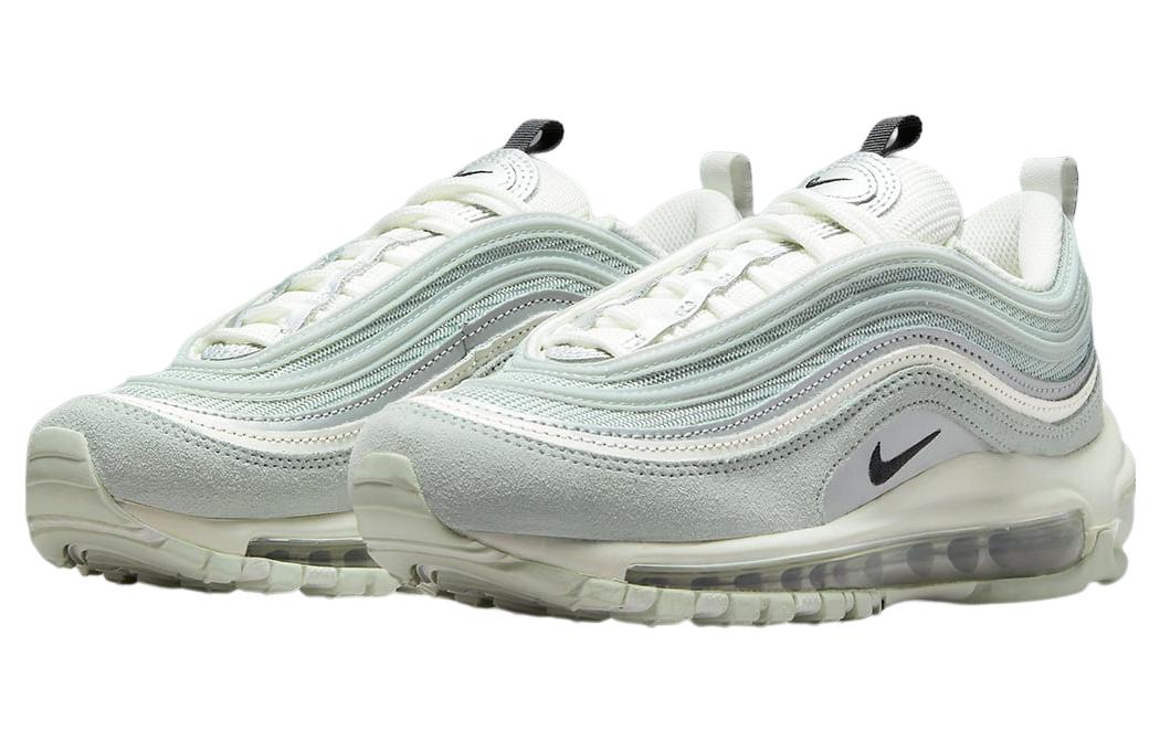Lookbook 耐吉 Air Max 97 “灰色麂皮” 減震防滑耐磨低幫運動休閒鞋 白灰