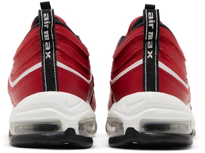(W) 耐克Air Max 97 '红色缎面' FJ1883-600 Details for (W) 耐克Air Max 97 '红色缎面' FJ1883-600