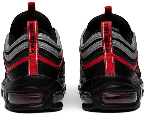 Nike Air Max 97 'Reflective Bred' Lelaki Perempuan Kasut Sneaker. 921826-014 Details for Nike Air Max 97 'Reflective Bred' Lelaki Perempuan Kasut Sneaker. 921826-014