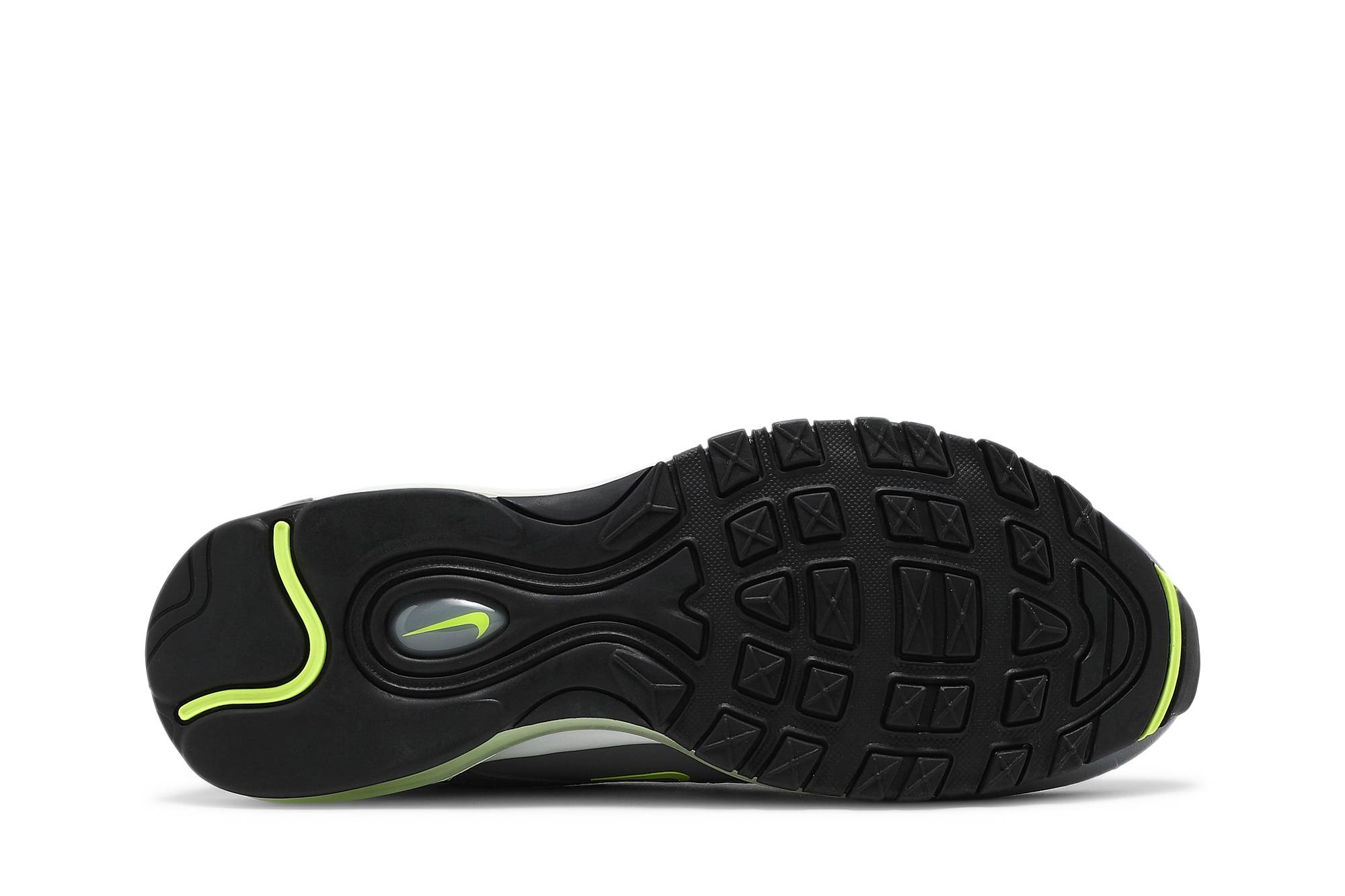 Shop 耐吉 Air Max 97 灰綠螢光 男款 低筒 跑步鞋