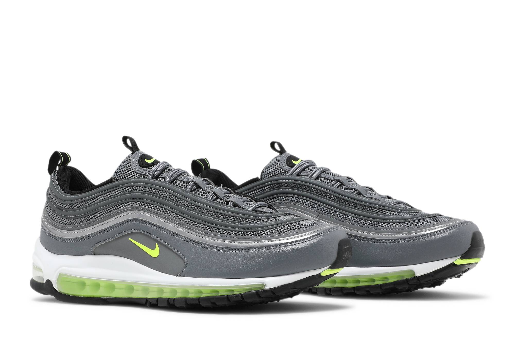 Cheap 耐吉 Air Max 97 灰綠螢光 男款 低筒 跑步鞋