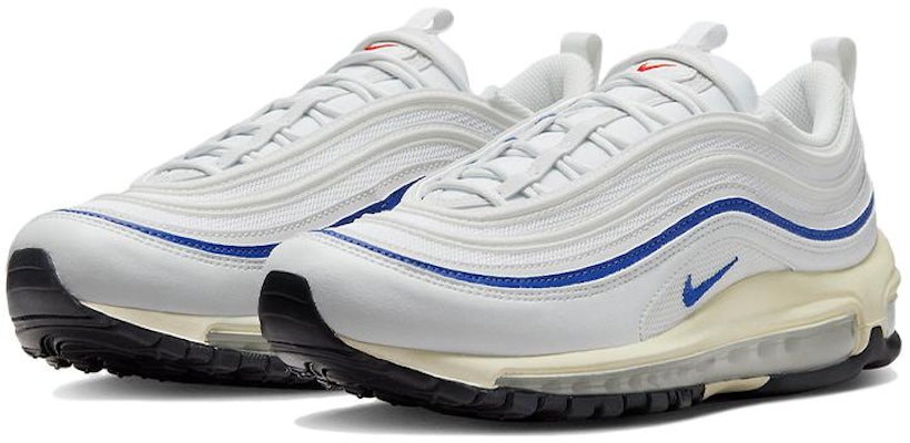 ナイキ エア マックス 97 "ホワイト/ゲームロイヤル" FJ5482-100 Lookbook ナイキ エア マックス 97 "ホワイト/ゲームロイヤル" FJ5482-100