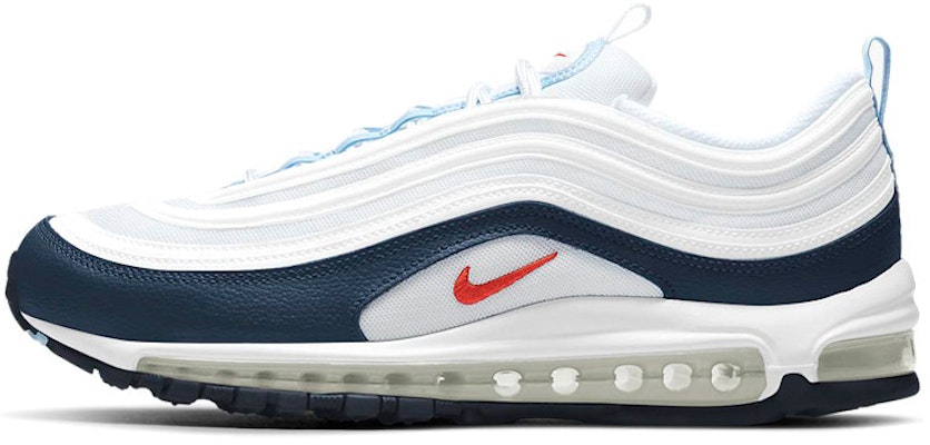耐克Air Max 97 '白色午夜海军蓝' DM2824-100 Buy 耐克Air Max 97 '白色午夜海军蓝' DM2824-100