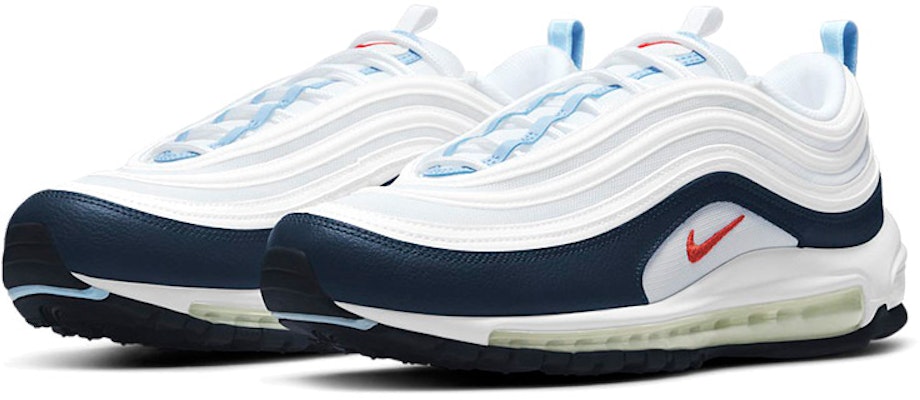 耐克Air Max 97 '白色午夜海军蓝' DM2824-100 Lookbook 耐克Air Max 97 '白色午夜海军蓝' DM2824-100