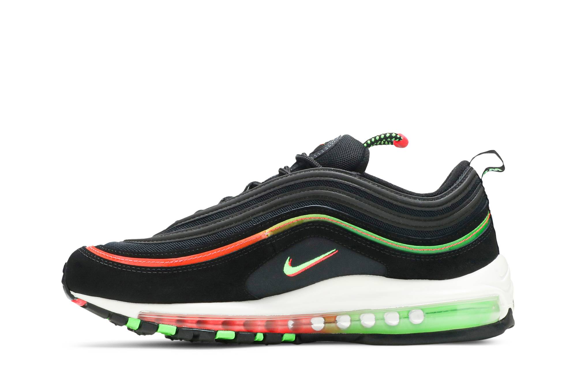 Lookbook Nike Air Max 97 “Worldwide“ 低筒 跑步鞋 男款 黑紅綠