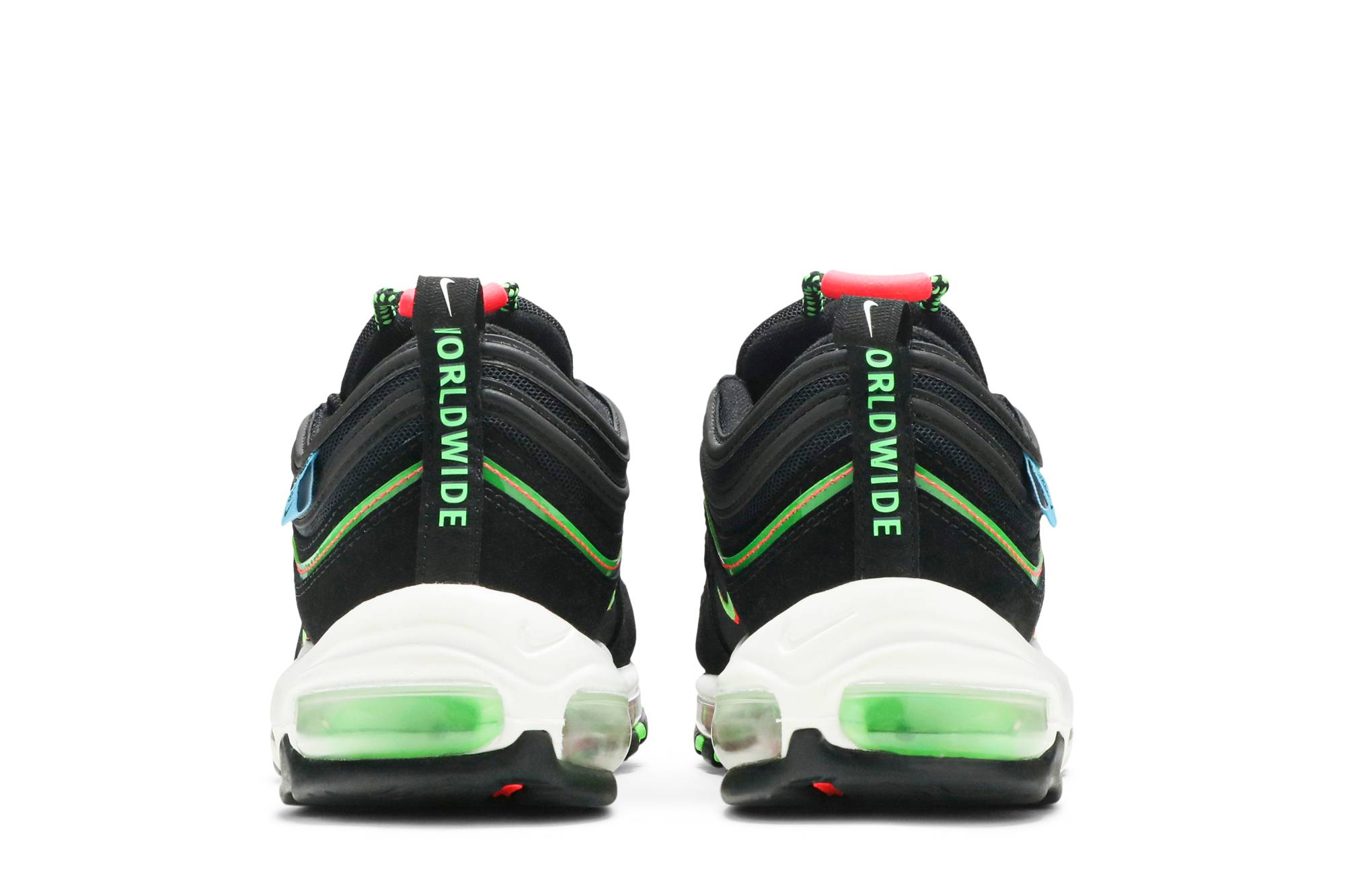 Details for Nike Air Max 97 “Worldwide“ 低筒 跑步鞋 男款 黑紅綠