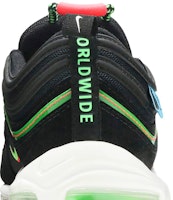 Nike Air Max 97 “Worldwide“ 低筒 跑步鞋 男款 黑紅綠 Sizing Nike Air Max 97 “Worldwide“ 低筒 跑步鞋 男款 黑紅綠
