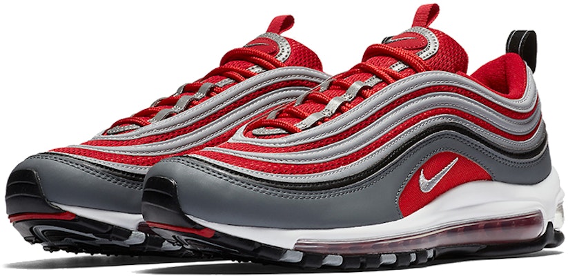나이키 에어맥스 97 다크 그레이 짐 레드 921826-007 Lookbook 나이키 에어맥스 97 다크 그레이 짐 레드 921826-007