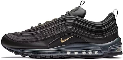 Nike Air Max 97 Leather Black Gold BQ4580-001 Nike Air Max 97 Leather Black Gold BQ4580-001