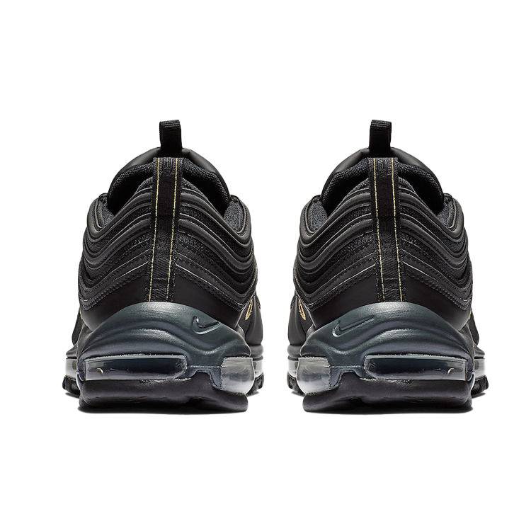 Shop Nike Air Max 97 Cuero Negro Dorado BQ4580-001