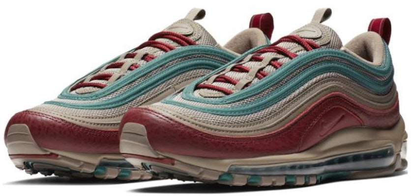 Nike Air Max 97 Light Taupe Geode Teal Team Red AQ4126-202 Lookbook Nike Air Max 97 Light Taupe Geode Teal Team Red AQ4126-202