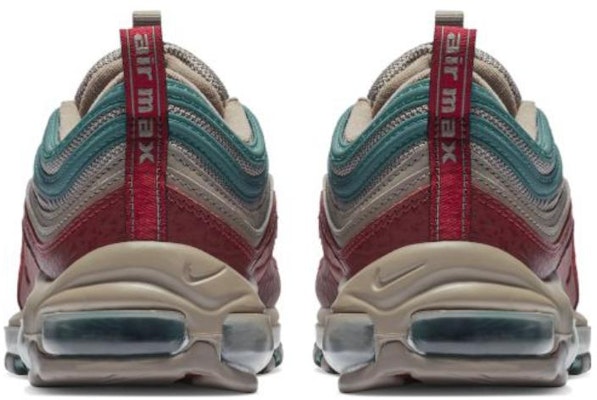 Nike Air Max 97 Light Taupe Geode Teal Team Red AQ4126-202 Purchase Nike Air Max 97 Light Taupe Geode Teal Team Red AQ4126-202