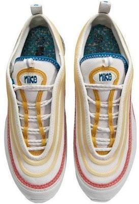Nike Air Max 97 'Blanco Crema Azul' DV7418-001 Lookbook Nike Air Max 97 'Blanco Crema Azul' DV7418-001