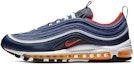 Buy Nike Air Max 97 Midnight Navy Habanero Red 921826-403