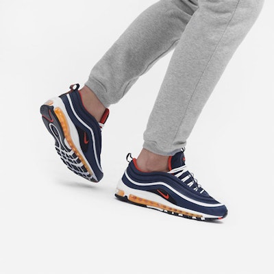 エアマックス97 ミッドナイトネイビー/ハバネロレッド 921826-403 Details for エアマックス97 ミッドナイトネイビー/ハバネロレッド 921826-403