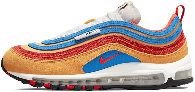 耐克Air Max 97 SE '跑步俱乐部' 黄红蓝配色 DH1085-700(HD) Buy 耐克Air Max 97 SE '跑步俱乐部' 黄红蓝配色 DH1085-700(HD)