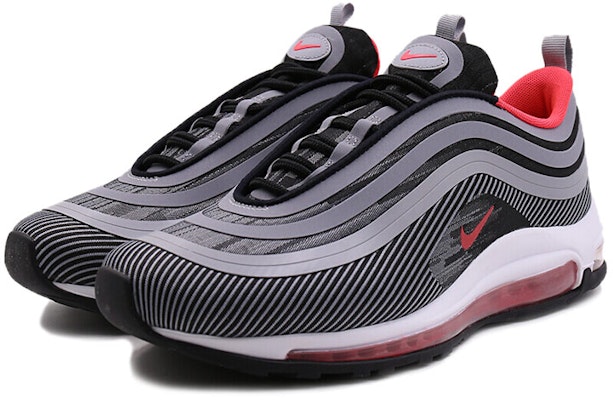 Nike Air Max 97 低筒 跑步鞋 男款 紅灰 Shop Nike Air Max 97 低筒 跑步鞋 男款 紅灰
