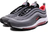 Shop Nike Air Max 97 低筒 跑步鞋 男款 紅灰