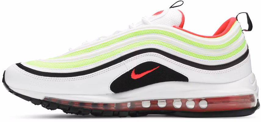 Nike Air Max 97 Putih Hitam Volt Merah Jambu CI9871-100 Lookbook Nike Air Max 97 Putih Hitam Volt Merah Jambu CI9871-100