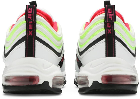 Nike Air Max 97 Putih Hitam Volt Merah Jambu CI9871-100 Details for Nike Air Max 97 Putih Hitam Volt Merah Jambu CI9871-100