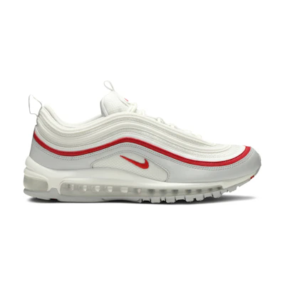 Nike Air Max 97 White Pure Platinum University Red