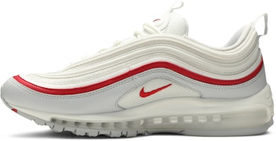 Nike Air Max 97 Putih Platinum Tulen Merah Universiti AR5531-002 Lookbook Nike Air Max 97 Putih Platinum Tulen Merah Universiti AR5531-002