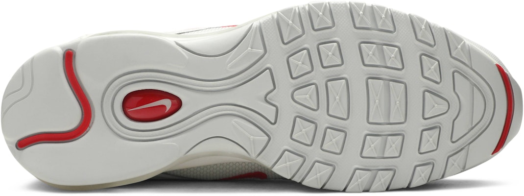 Air max 97 white 2024 pure platinum university red