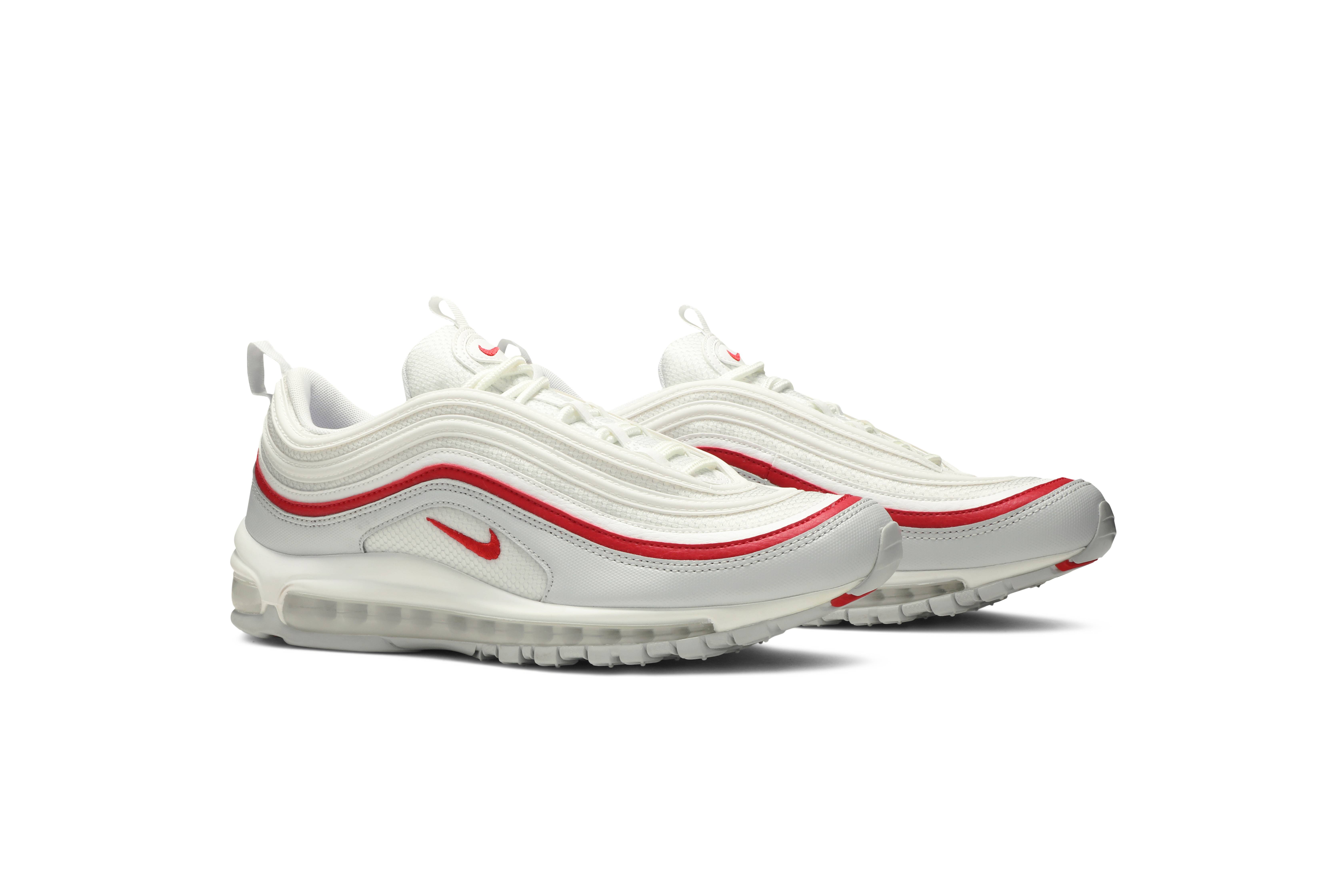 Cheap ナイキ エア マックス 97 白/プラチナ/赤 AR5531-002