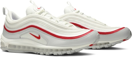 Nike Air Max 97 Putih Platinum Tulen Merah Universiti AR5531-002 Cheap Nike Air Max 97 Putih Platinum Tulen Merah Universiti AR5531-002
