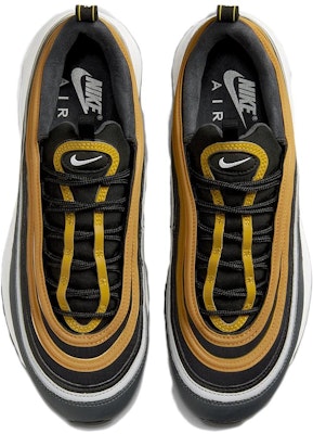 耐吉 Air Max 97 低幫 跑步鞋 男款 黑黃色 Shop 耐吉 Air Max 97 低幫 跑步鞋 男款 黑黃色