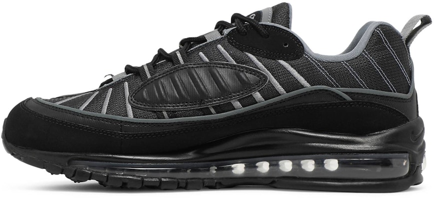 Nike Air Max 98 低幫 跑步鞋 男款 黑灰 Lookbook Nike Air Max 98 低幫 跑步鞋 男款 黑灰
