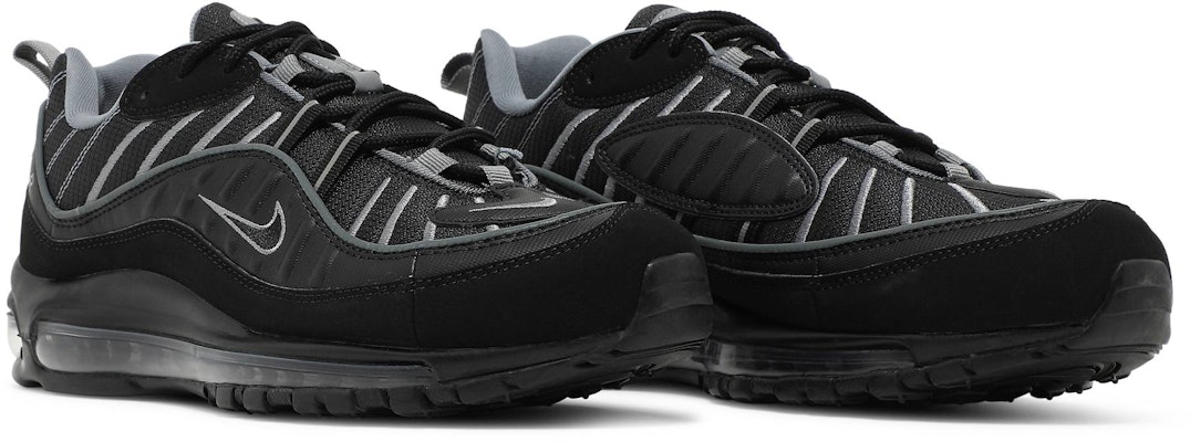 Nike Air Max 98 低幫 跑步鞋 男款 黑灰 Cheap Nike Air Max 98 低幫 跑步鞋 男款 黑灰