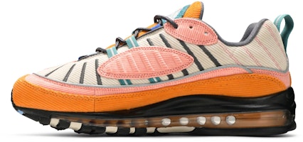 耐克 Air Max 98 '灯芯绒系列 - 橙色' CQ7513-814 Lookbook 耐克 Air Max 98 '灯芯绒系列 - 橙色' CQ7513-814