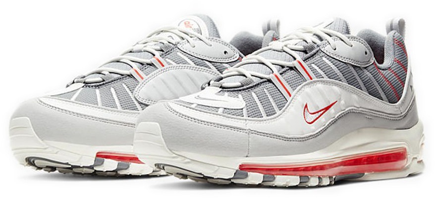 Nike Air Max 98 'Grey Red' CJ0592-001 Lookbook Nike Air Max 98 'Grey Red' CJ0592-001
