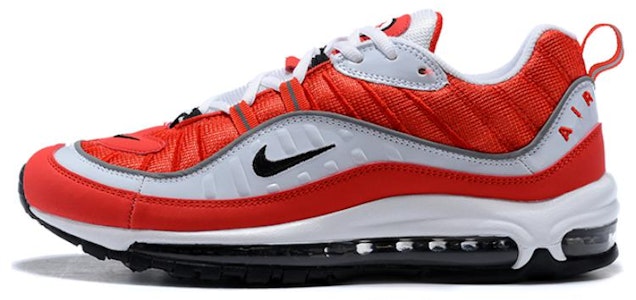Nike Air Max 98 運動舒適 防滑耐磨 低幫 跑步鞋 男款 紅灰 Buy Nike Air Max 98 運動舒適 防滑耐磨 低幫 跑步鞋 男款 紅灰