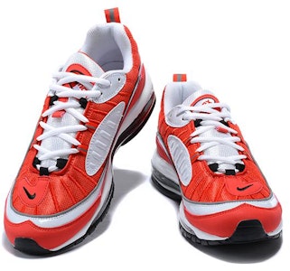 Nike Air Max 98 運動舒適 防滑耐磨 低幫 跑步鞋 男款 紅灰 Order Nike Air Max 98 運動舒適 防滑耐磨 低幫 跑步鞋 男款 紅灰