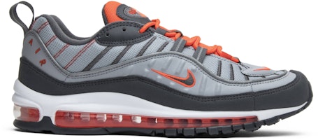 Nike Air Max 98 Wolf Grey Total Crimson 640744-006 Nike Air Max 98 Wolf Grey Total Crimson 640744-006