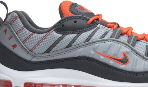 Nike Air Max 98 Gris Lobo y Naranja Carmesí Total 640744-006 Order Nike Air Max 98 Gris Lobo y Naranja Carmesí Total 640744-006
