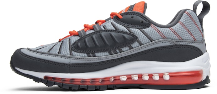 Nike Air Max 98 Gris Lobo y Naranja Carmesí Total 640744-006 Lookbook Nike Air Max 98 Gris Lobo y Naranja Carmesí Total 640744-006