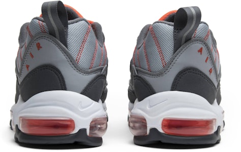 Nike Air Max 98 Gris Lobo y Naranja Carmesí Total 640744-006 Details for Nike Air Max 98 Gris Lobo y Naranja Carmesí Total 640744-006