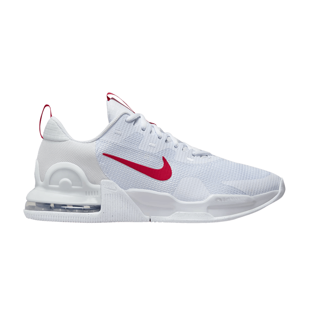 nike air max oketo trainers in university red & white