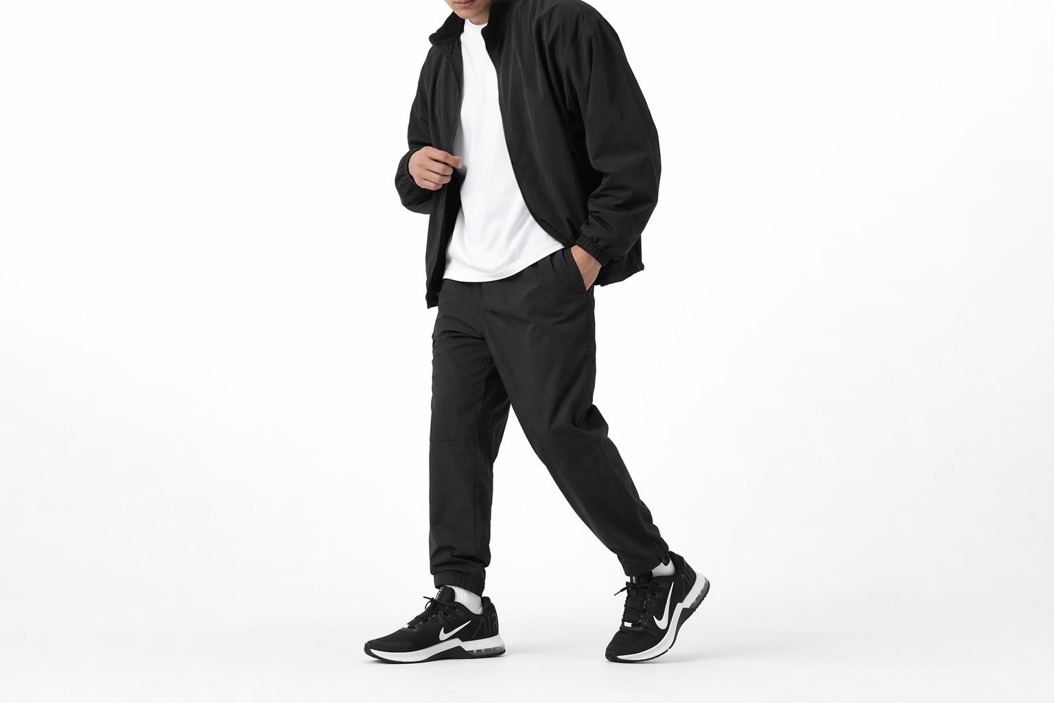 Order Nike Air Max Alpha訓練師4 防滑透氣 低筒 跑步鞋 男款 黑白