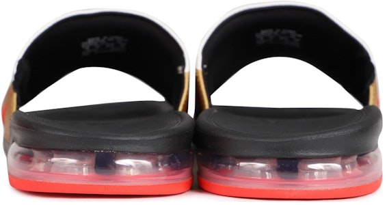 Nike Air Max Camden 一字型平底拖鞋 白黑紅 Shop Nike Air Max Camden 一字型平底拖鞋 白黑紅